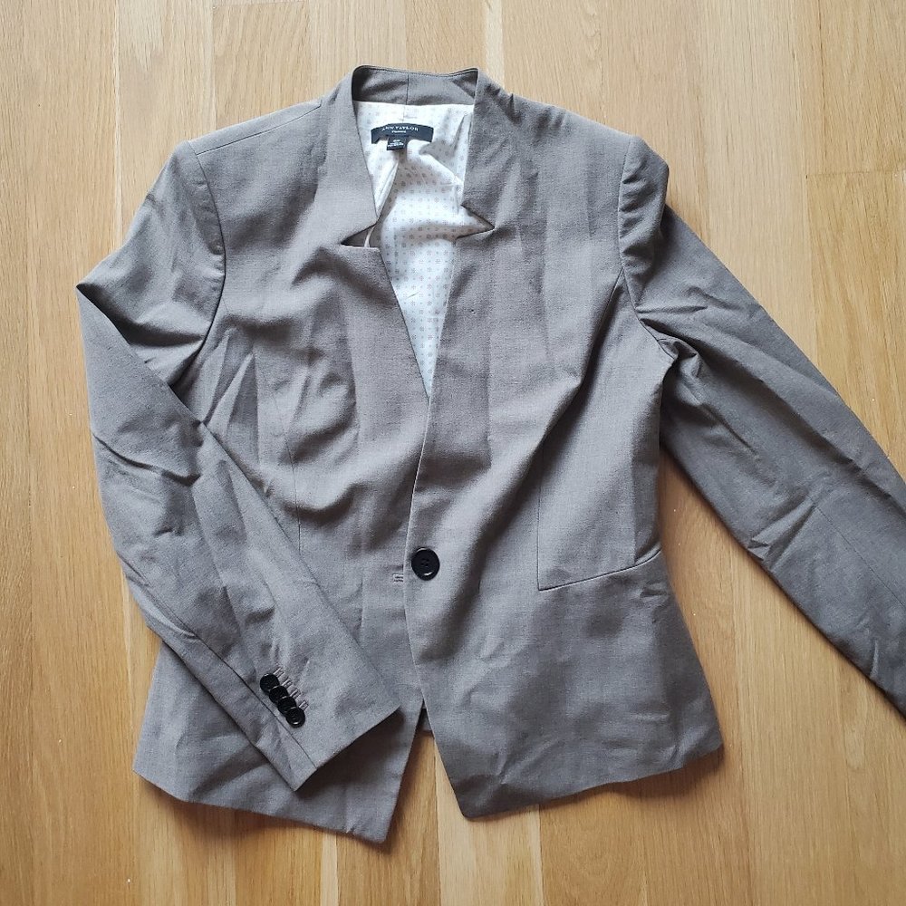 Ann Taylor Tan Blazer